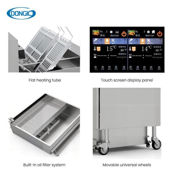 Precise Temperature Control Electric Deep Fryer