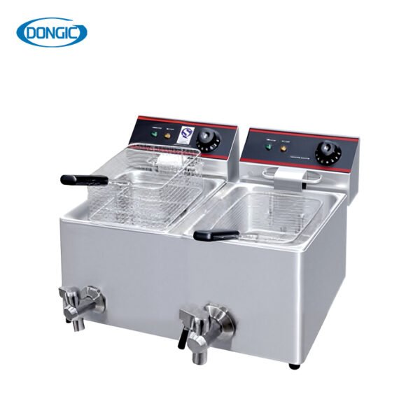 Commercial Knob Control Electric Countertop Deep Fryer