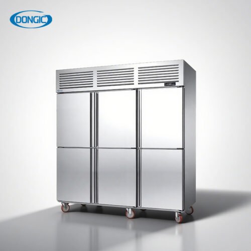 1-2 Kitchen Refrigeration Equipment Upright Fridge Freezer Refrigerator