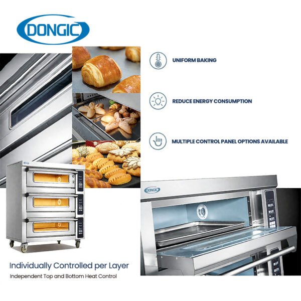 Commercial Electric 350°C Baking Deck Oven