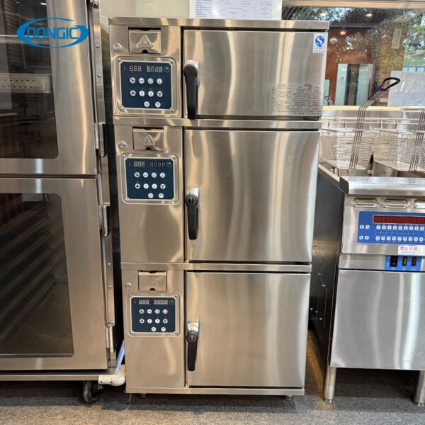 2 Layers Electric Hyper Steam Rice Seafood Boiler Steamer Cabinet