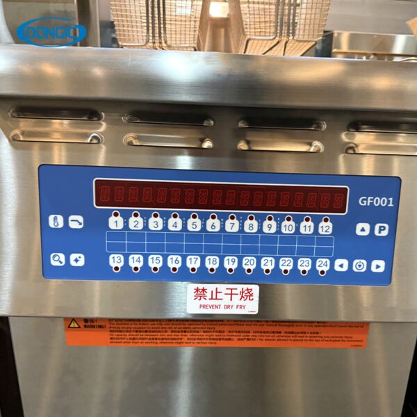30L Single Cylinder Electric Deep Fryer with Oil Filtration System