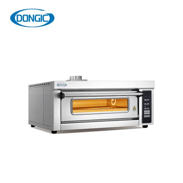 Thick Glass Bread Baking Gas Multi Deck Oven