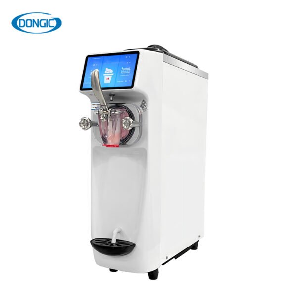 Variable Frequency Motor Pre-cooling Fresh Keeping Hopper Stirring Ultra Quiet Soft Ice Cream Machine