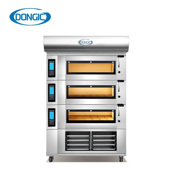 1 LCD Intelligent Control System CE Certified Commercial Deck Oven
