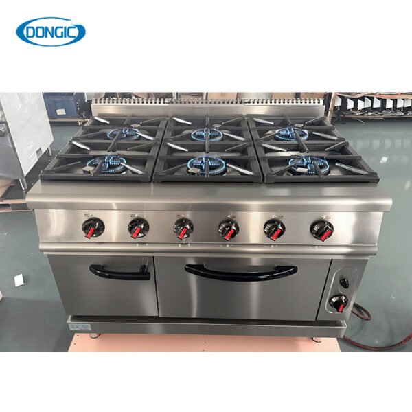 900 Series 6 Burners Clay Pot Stove with Oven