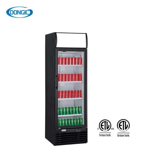 121 Glass Door Merchandiser Drink Display Refrigerator Cooler