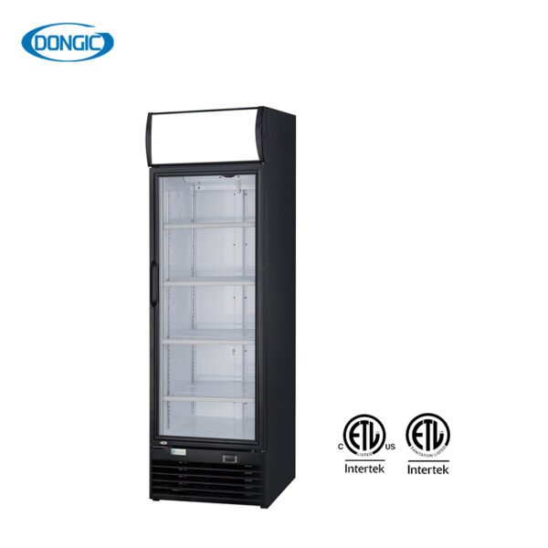 122 Glass Door Merchandiser Drink Display Refrigerator Cooler