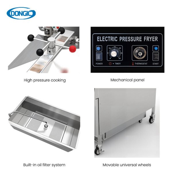 Automatic Electric Express Pressure Deep Fryer