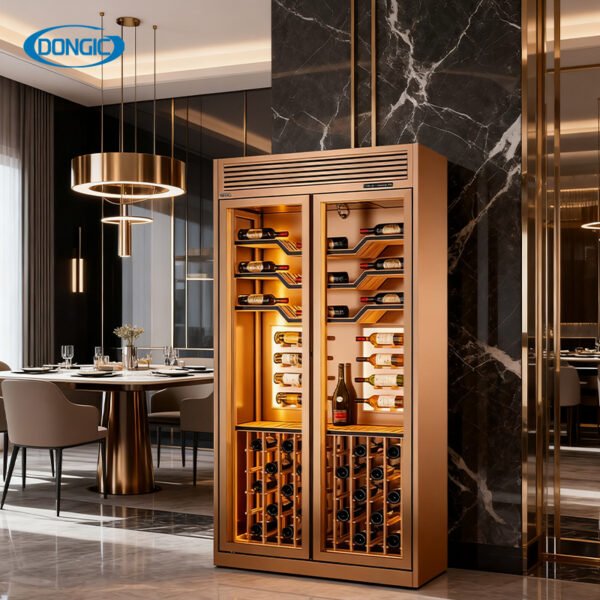Commercial Wine Bottle Cooler Integrated Refrigerator