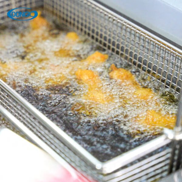 3 Burner American Style Gas Fryer with Robertshaw