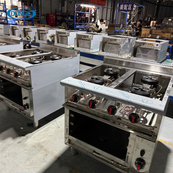 Commercial Grade 700/900 Series 4/6 Burner Clay Pot Cooking Stove