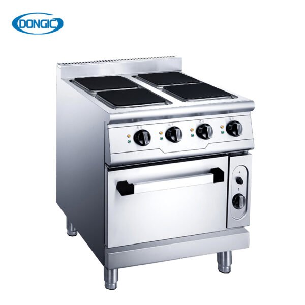 2 EGO 4/6 Square Hot Plate Electric Cooking Stove with Cabinet/oven