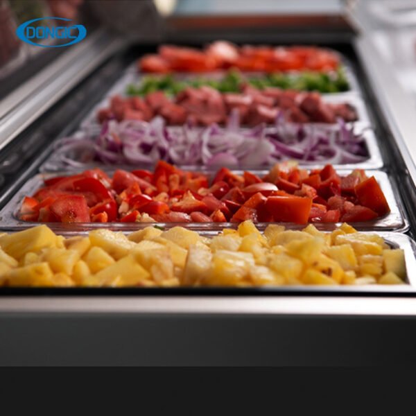 2 Commercial Forced Air Refrigeration Deeper Food Storage Salad Prep Table Refrigerators