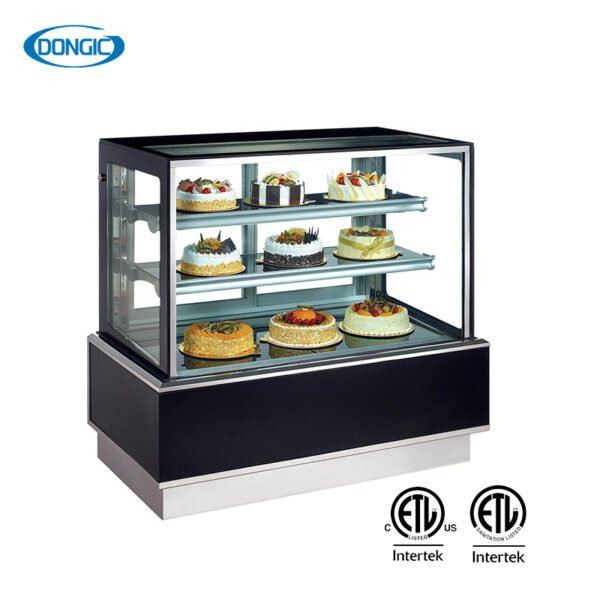 2 Cake Dessert Display Refrigerator Bakery Showcase