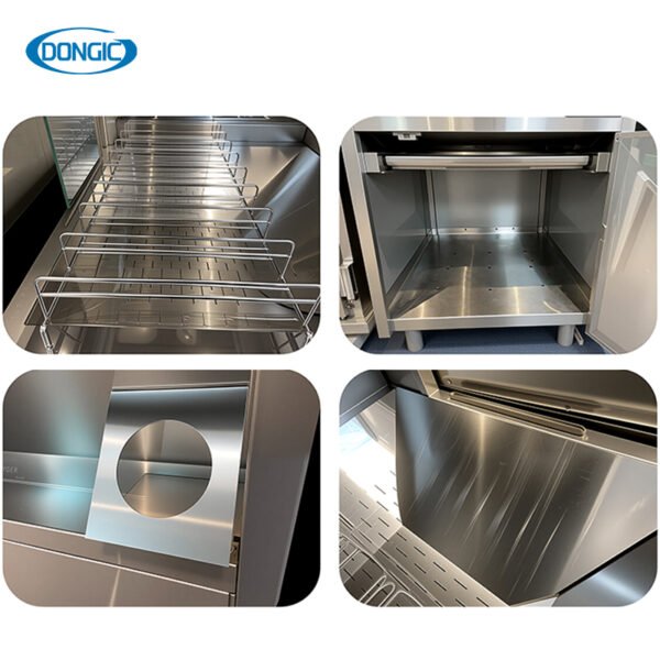 Stainless Steel French Fries Infrared Heat Lamp Workstation