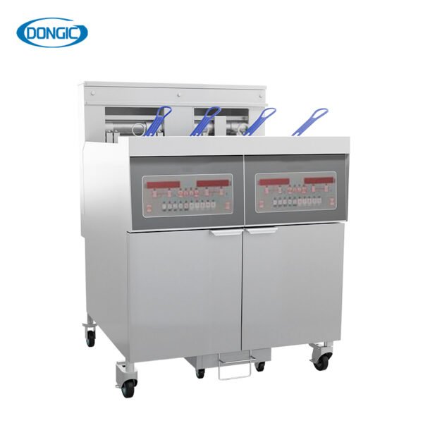 30L Two Tank Double Basket Timer Function Electric Deep Fryer