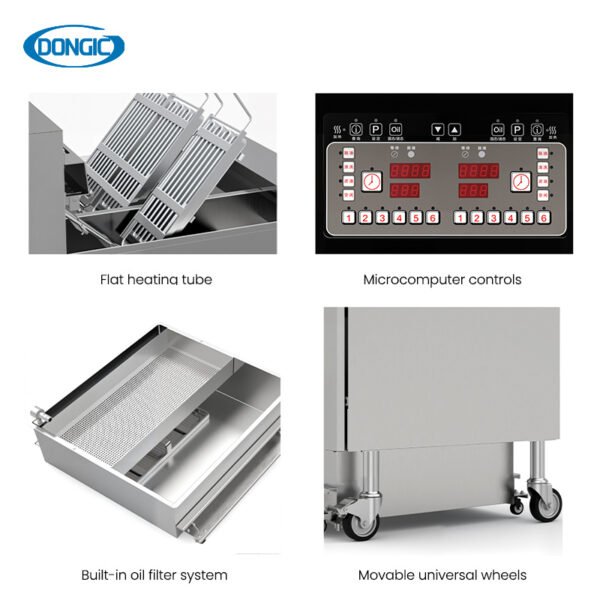 CE Certified Heavy Duty Precision System Electric Deep Fryer