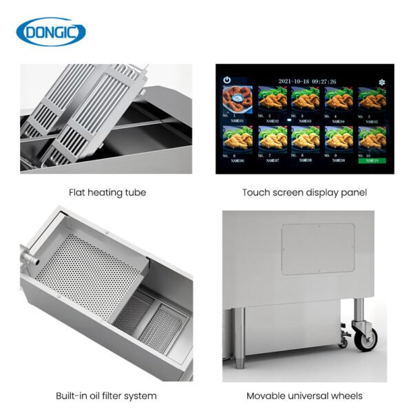 2 Heavy Duty Auto Lift Electric Commercial Deep Fryer