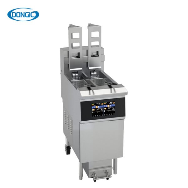 11.6L Commercial Auto Basket Lift Electric Double Tank Deep Fryer