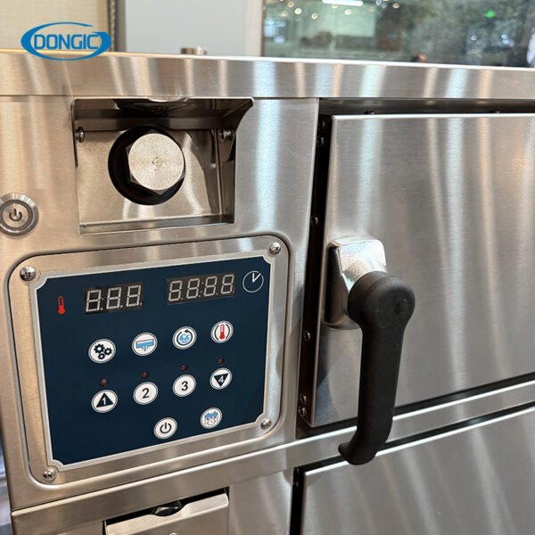 2 Layers Electric Hyper Steam Rice Seafood Boiler Steamer Cabinet