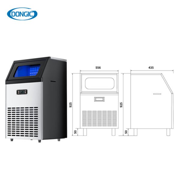 Commercial 130kg 150kg Ice Cube Maker