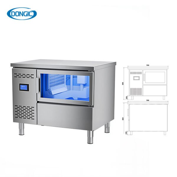 80kg/24h Automatic Cube Ice Maker