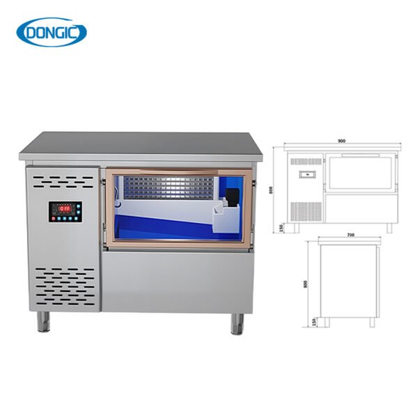 100KG/24H 200KG/24H Crescent Ice Making Machines
