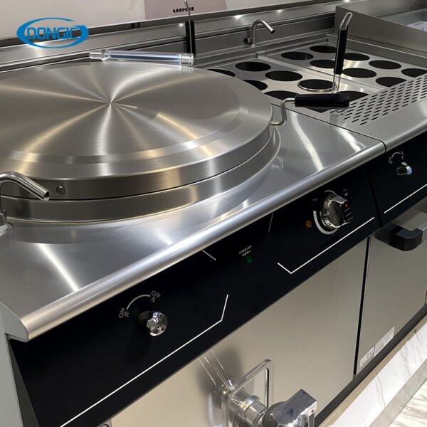 Commercial 100L/150L Electric Jacketed Pressure Soup Kettle