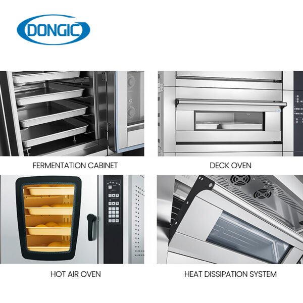 Gas Convection Baking Oven with Proofer