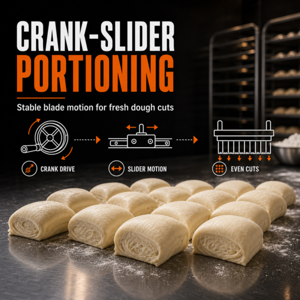 Automatic Dough Portioning Electric Dough Divider Machine Block Cutter