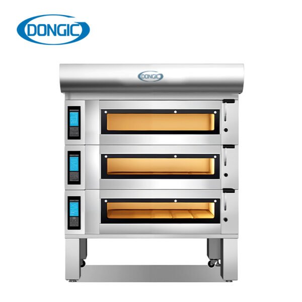 2 LCD Intelligent Control System CE Certified Commercial Deck Oven