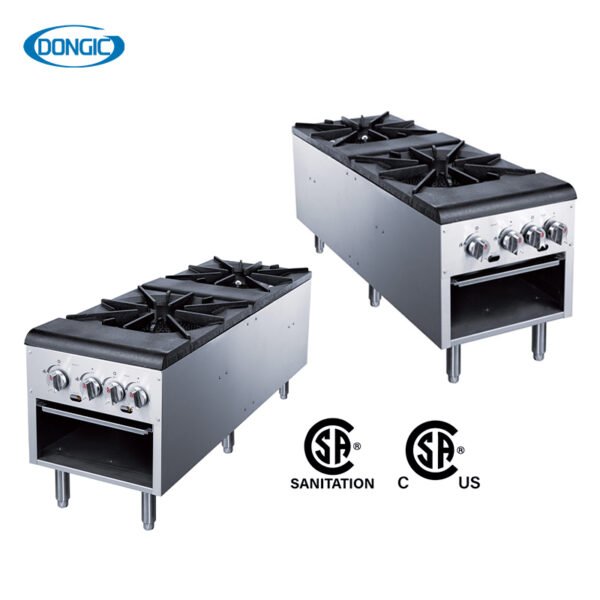 22 Commercial Heavy Duty Cast Iron Gas Stock Pot Range Burner Stove