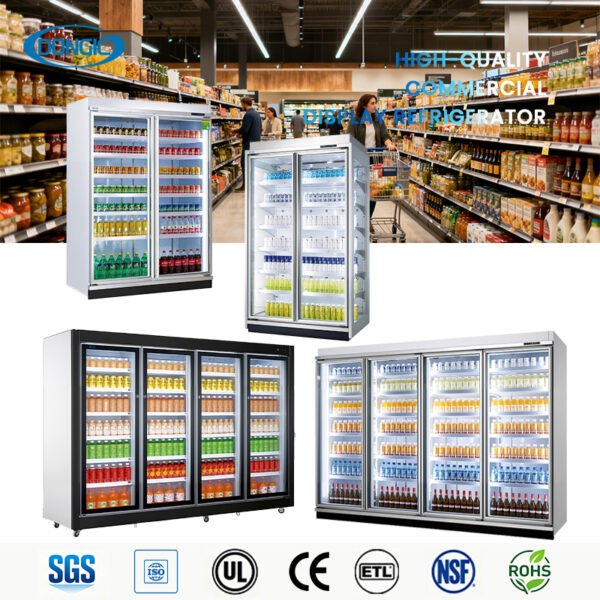 222 Commercial Supermarket Frozen Food Display Freezer Cabinet