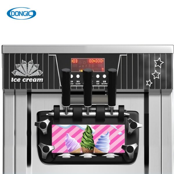 Soft Serve 3 Nozzles Ice Cream Machine