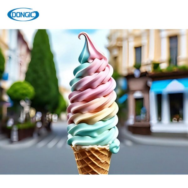 Soft Serve 3 Nozzles Ice Cream Machine