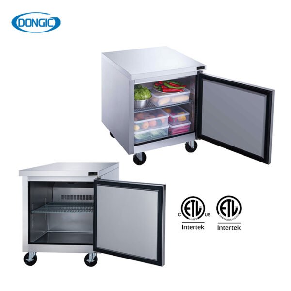 29FR2 Forced Air Refrigeration Undercounter Solid Door Freezer Refrigerator