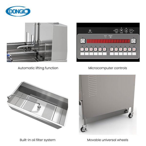 30% Faster Cooking 25% Oil Reduction 25L Gas Fryer