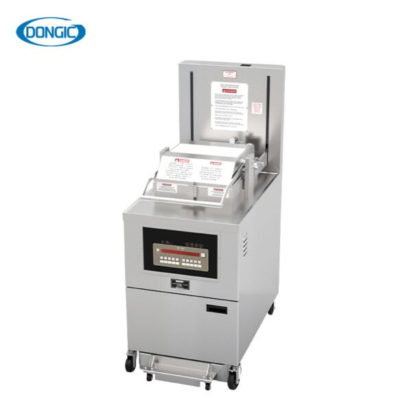 Auto Raising Electric/Gas Pressure Fryer with Dual Baskets