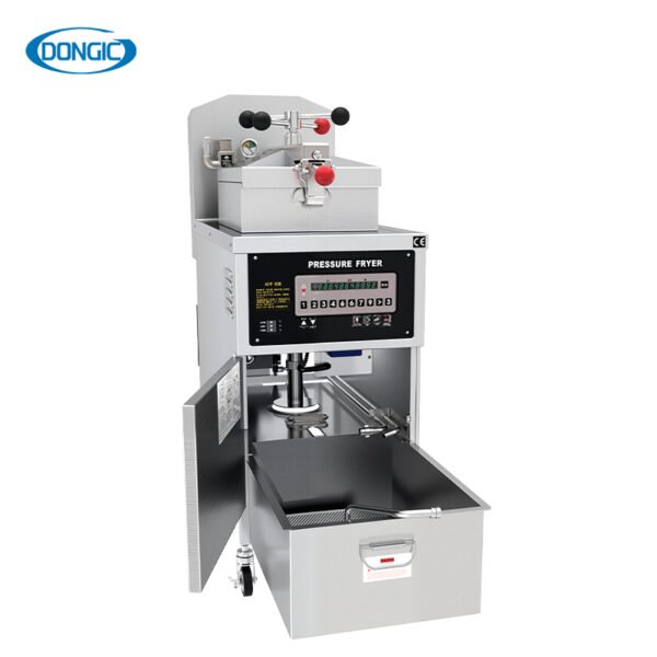 Oil-Saving Automatic Express Pressure Gas Deep Fryer