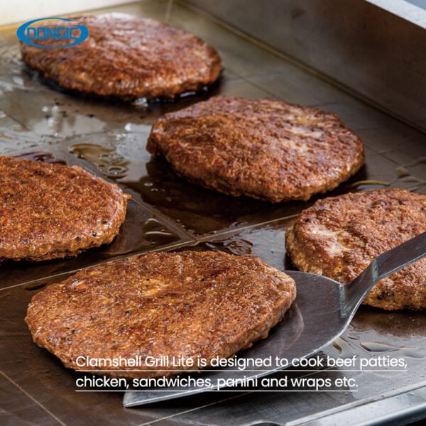 Electric Tabletop All Flat Griddle Clamshell for QSR Kitchen