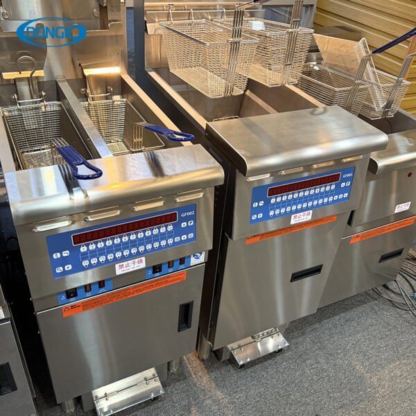 30L Single Cylinder Electric Deep Fryer with Oil Filtration System