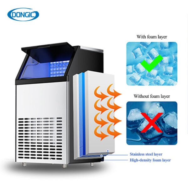 Commercial 130kg 150kg Ice Cube Maker