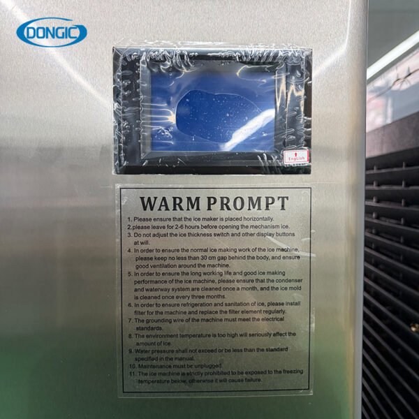 3 350kg/24h Cube Ice Maker for Restaurant