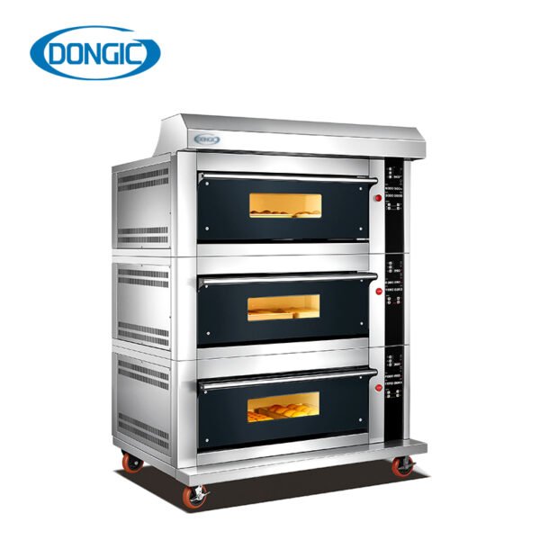 3 Gas Commercial Baking Deck Oven