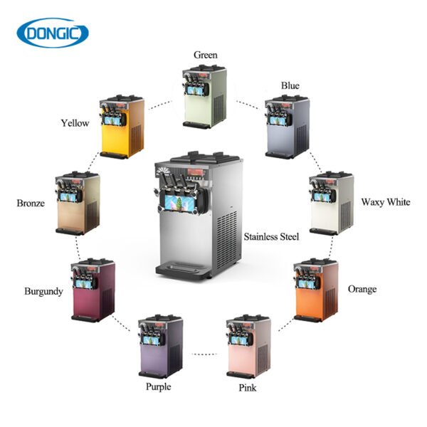 Pre-cooling Function Ice Cream Machine
