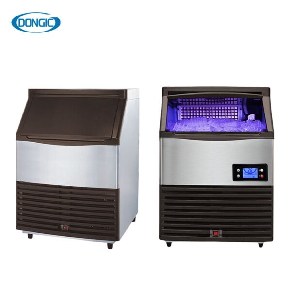 Automatic Blue Light Sterilization Function Cube Commercial Ice Maker