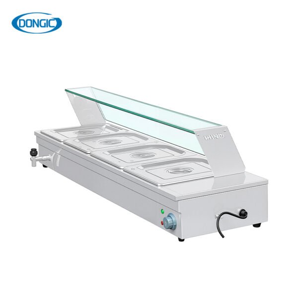3 Restaurant Catering 5-Pan Electric Bain Marie Food Warmer