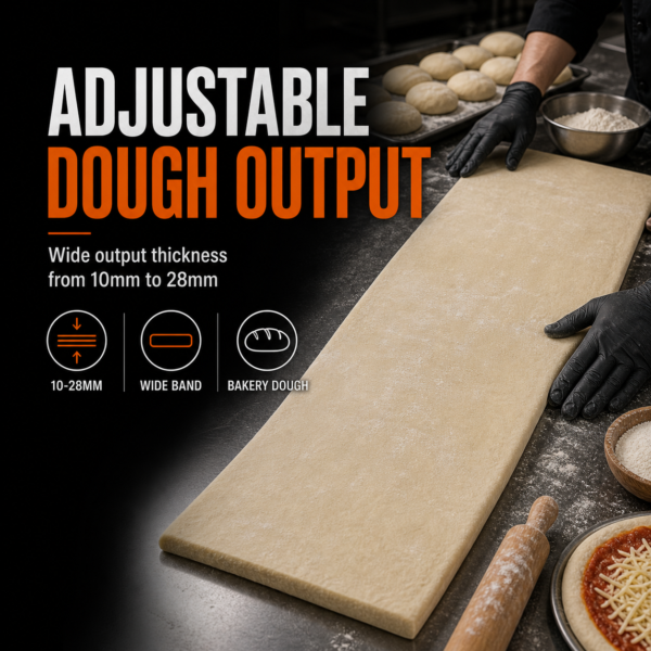 Fully Automatic Pizza Bread Pasta Noodle Pressing Cutter Machine