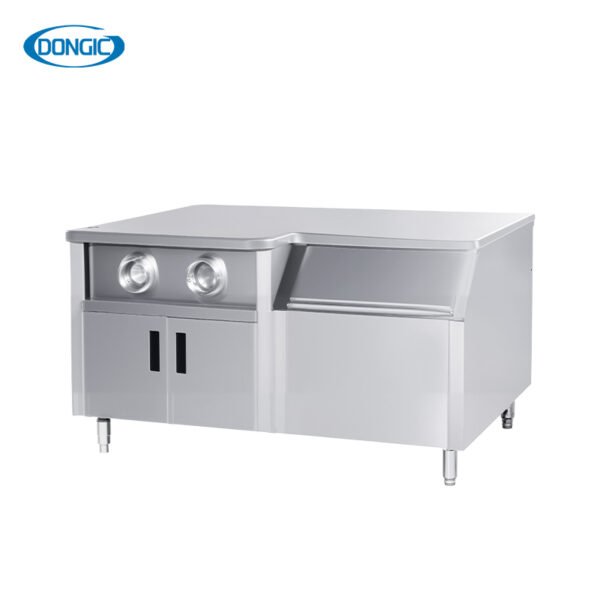 3 Hotel Stainless Steel Dinner Plates Central Island Storage Locker Cabinet